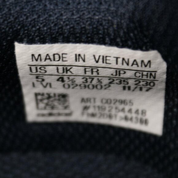 Adidas Men's 5 X PLR Collegiate Navy Blue White Lace-up Shoes Sneakers - CQ2965 - Picture 8 of 12